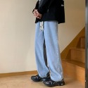 『癮品流行』男生夏季長褲 韓版牛仔褲 休閒褲 直筒褲 落地褲 闊腿寬褲 九分褲 休閒百搭·M-3XL-規格圖10