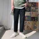 『癮品流行』工作褲 男褲 100%純棉 S-5XL 休閒長褲 韓版長褲 男裝 學院風INS直筒褲 九分褲 闊腿褲子男-規格圖9