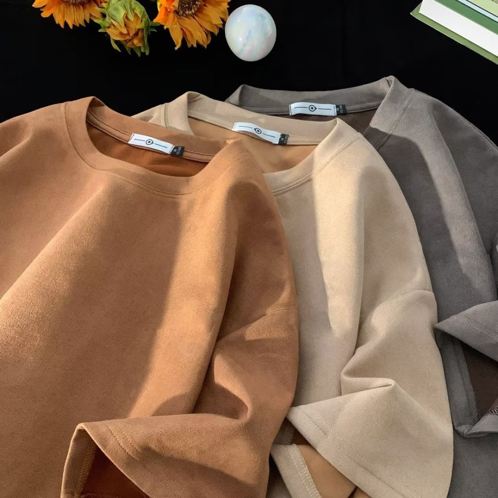 『癮品流行』夏季短袖T恤 男生T恤 圓領上衣 五分袖 素色T恤 打底衫 純色簡約 休閒百搭 M-3XL-細節圖6