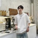 『癮品流行』韓流圓領素面假兩件5分袖T恤 潮流上衣 男生上衣 潮流衣 韓版T 透氣上衣-規格圖8