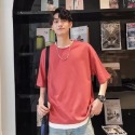 『癮品流行』韓流圓領素面假兩件5分袖T恤 潮流上衣 男生上衣 潮流衣 韓版T 透氣上衣-規格圖8
