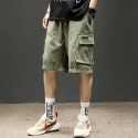 『癮品流行』工作短褲男 工裝短褲 男生短褲 迷彩褲 大碼五分褲 美式短褲 多口袋短褲 男生衣著-規格圖7