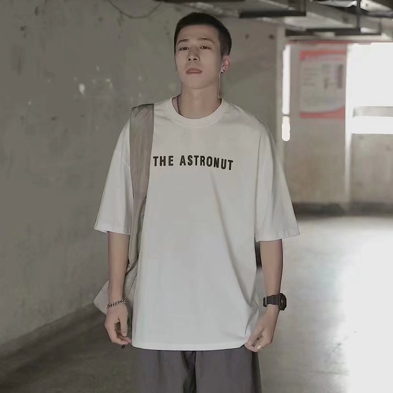 『癮品流行』夏季 新款 日系 復古 潮牌 短袖 男生T恤 韓版 學生寬鬆 ins 嘻哈 上衣 短T-細節圖5