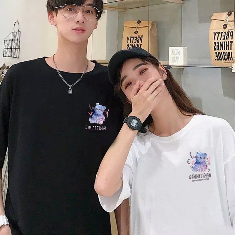 『癮品流行』情侶短T 小熊玩偶上衣 大尺碼短袖上衣5XL夏季情侣装 衣服 5XL-細節圖4