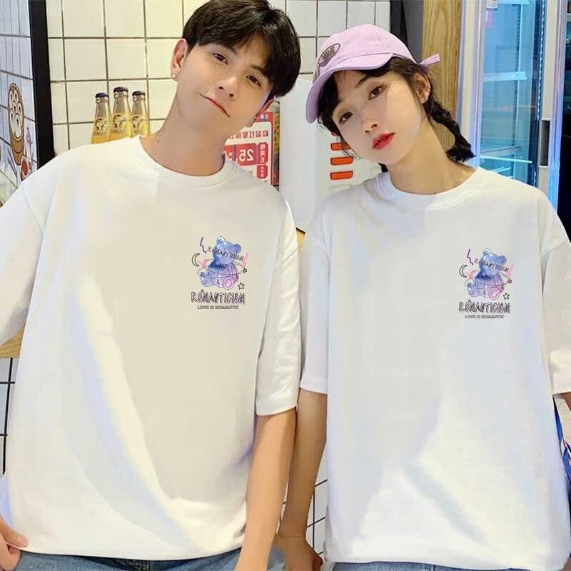 『癮品流行』情侶短T 小熊玩偶上衣 大尺碼短袖上衣5XL夏季情侣装 衣服 5XL-細節圖5