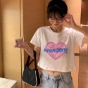 『癮品流行』情侶長短款T恤 情侶衣 短t 上衣 短袖 男生衣服 衣服女 短袖上衣 寬鬆t恤 印花t恤 五分袖T恤-規格圖8
