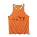 『癮品流行』休閒背心 多色可選 夏季薄款 無袖 男童 運動背心 韓版 印花 男女同款 簡約百搭-規格圖7