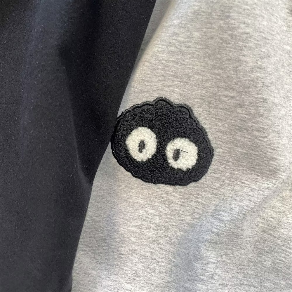 『癮品流行』刺繡韓版 圓領上衣 純棉短袖 女生學生 寬鬆百搭上衣 潮流半袖 美式oversize慵懶風短袖-細節圖5