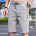 『癮品流行』 素面冰絲短褲 薄款褲 男生休閒短褲 運動涼感短褲男 直筒短褲 正韓短褲 黑短褲 男生短褲 顯瘦短褲-規格圖8
