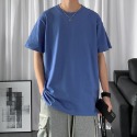 『癮品流行』8XL oversize短袖上衣 基本款素T男五分袖T恤 多巴胺衣服 休閒落肩寬鬆衣服女 情侶裝大尺碼-規格圖8