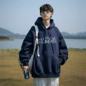 『癮品流行』春秋款 衛衣 美式連帽衛衣男 百搭潮牌oversize設計感小眾情侶款上衣 休閒上衣-規格圖6