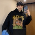 『癮品流行』美式連帽衛衣男 連帽帽T 內刷毛 長袖帽T 刷毛T 男女同款 休閒衛衣 潮牌衛衣 長版帽T-規格圖10