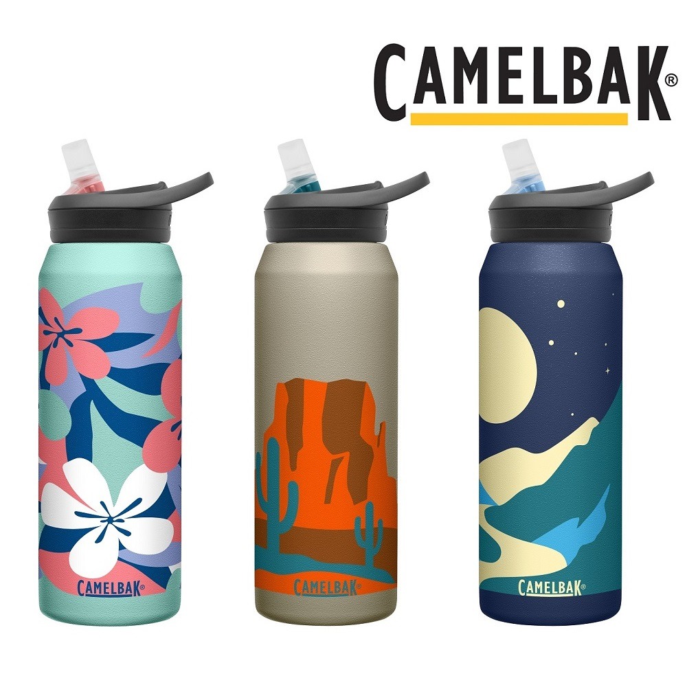 美國 Camelbak eddy+ 750ml 不鏽鋼多水吸管保冰 保溫瓶 保溫 水壺-細節圖2