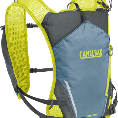 Camelbak Trail Run 7 越野水袋背心 (附0.5L軟水瓶2個) 藍綠 水袋 背心 馬拉松 登山