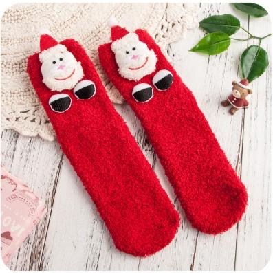 聖誕節系列襪子一入-聖誕老人襪子-細節圖2