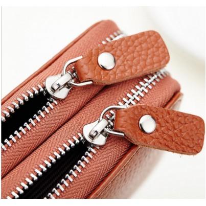 真皮女款雙層零錢卡包-細節圖5