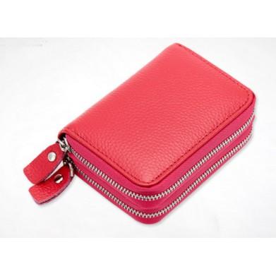 真皮女款雙層零錢卡包-細節圖6