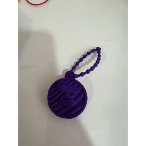 AAPE矽膠扣環吊飾（紫色）