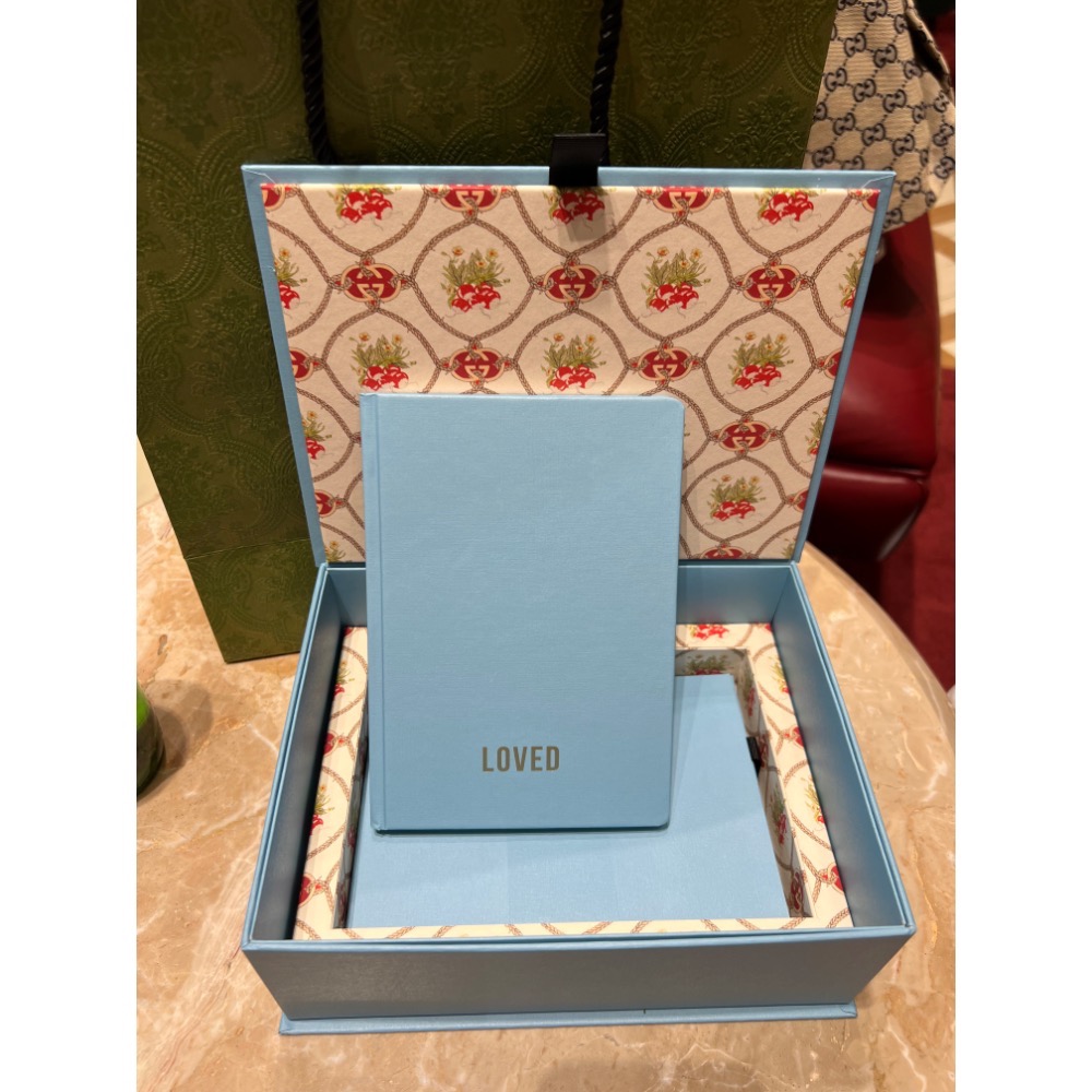 Gucci 古馳  VIP生日禮 印章 筆記本 卡片套組 收藏品 禮盒套組-細節圖4