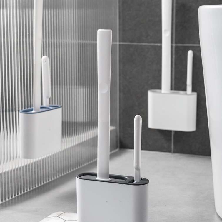 馬桶刷 矽膠馬桶刷 清潔刷 清潔 無死角 壁掛 免打孔 廁所 刷子 馬桶刷壁掛 廁所刷 廁所清潔 馬桶清潔 馬桶刷組-細節圖3