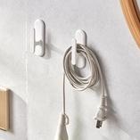 電線整理 電線收納 線材收納 收納 充電線整理 充電線 多功能掛鉤 雙向掛鉤 無痕掛勾 集線器 繞線器 窗簾掛鉤-細節圖5