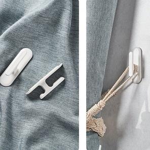 電線整理 電線收納 線材收納 收納 充電線整理 充電線 多功能掛鉤 雙向掛鉤 無痕掛勾 集線器 繞線器 窗簾掛鉤-細節圖7