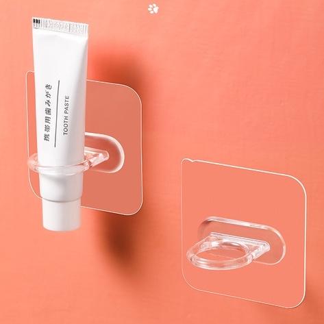 環狀掛鉤 圓形掛鉤 多功能掛鉤 酒精掛鉤 噴瓶掛鉤 清潔劑掛鉤 牙膏掛鉤 毛巾桿掛鉤 無痕掛勾 衣架掛鉤-細節圖2