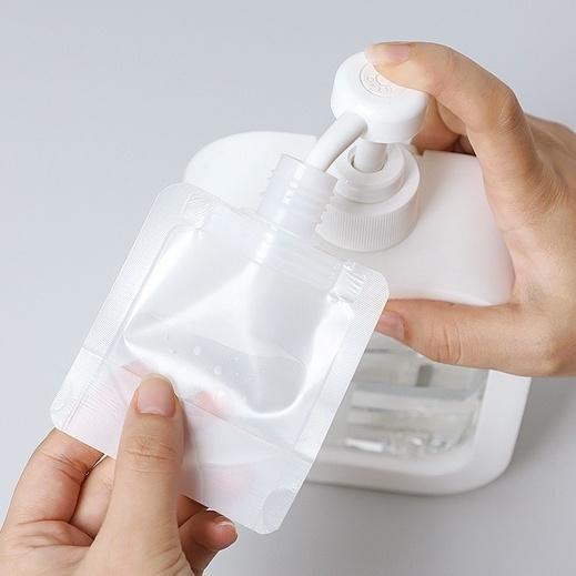 旅行分裝袋 盥洗用具分裝 盥洗用具分裝袋 出差用分裝袋 旅遊分裝袋 外出分裝袋 沐浴乳分裝 洗髮精份裝-細節圖2