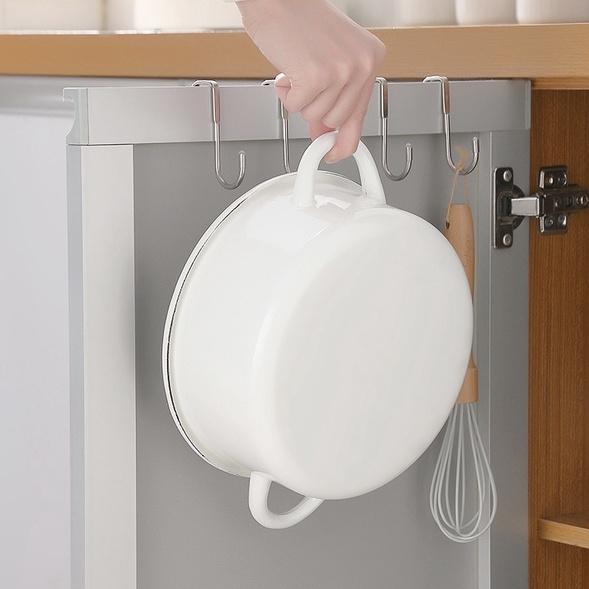 櫃子掛鉤 雙掛鉤 掛勾 掛鉤 萬用掛鉤 門後掛鉤 門前掛鉤 卡式掛鉤 廚房掛鉤 櫃門掛鉤 多功能掛鉤 不鏽鋼掛鉤-細節圖4