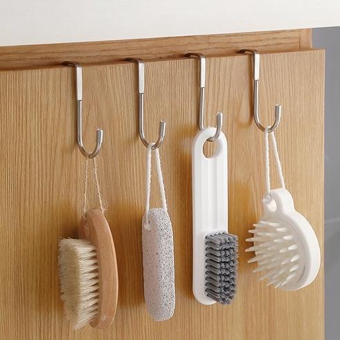 櫃子掛鉤 雙掛鉤 掛勾 掛鉤 萬用掛鉤 門後掛鉤 門前掛鉤 卡式掛鉤 廚房掛鉤 櫃門掛鉤 多功能掛鉤 不鏽鋼掛鉤-細節圖5