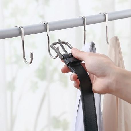 櫃子掛鉤 雙掛鉤 掛勾 掛鉤 萬用掛鉤 門後掛鉤 門前掛鉤 卡式掛鉤 廚房掛鉤 櫃門掛鉤 多功能掛鉤 不鏽鋼掛鉤-細節圖6