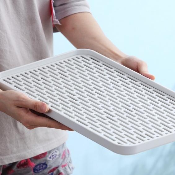 瀝水架 瀝水托盤 瀝水盤 簡約瀝水盤 瀝水 廚房瀝水 碗盤瀝  蔬果瀝水 雙層瀝水盤 雙層瀝水ㄒ-細節圖8