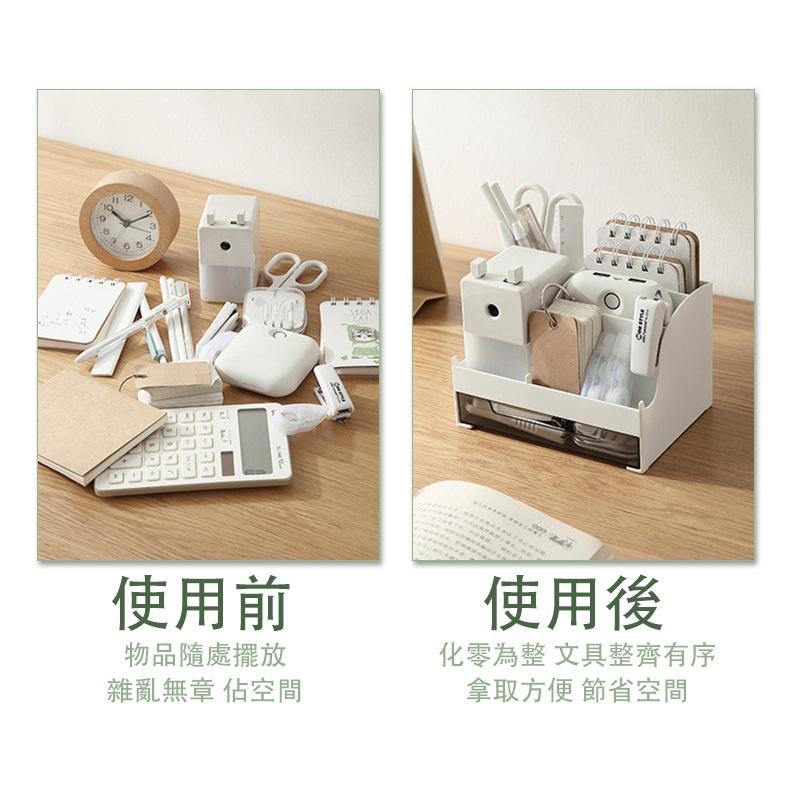 文件收納抽屜 收納盒 收納架 抽屜 桌面收納 文具收納 筆筒 辦公室 事務用 分格收納 多功能收納盒 多格收納 收納-細節圖3