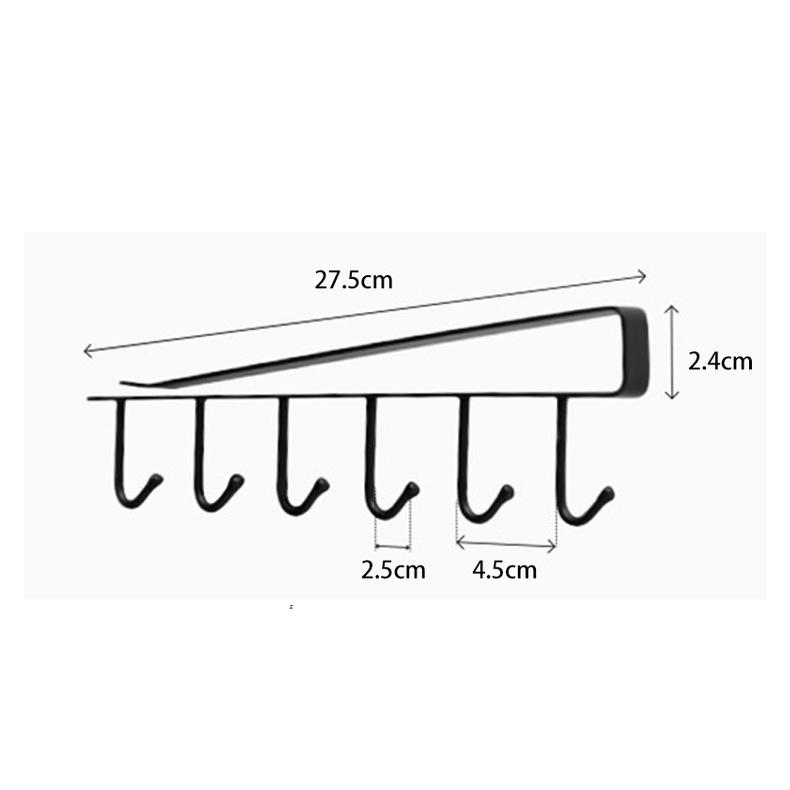 萬用掛勾 廚房掛勾 掛勾 衣櫃掛勾 整理架 領帶 衣櫥掛勾 衣櫥 收納 置物架 免釘掛勾 萬用掛勾 掛鈎-細節圖5