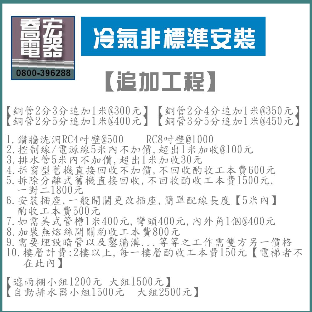 【預購單】如需安裝訂購【RAC-81NP/RAS-81NJP日立頂級冷暖氣16-18坪】請不要錯過底價底價再聊聊-細節圖8