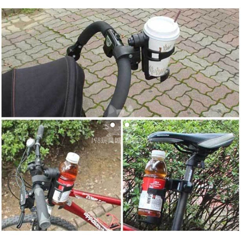 嬰兒車杯架 手推車杯架 腳踏車杯架 摩托車杯架 通用型杯架 奶瓶架 可轉向杯架 台灣現貨 😽198玩具城😽 W116-細節圖8
