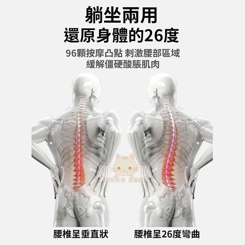 背部伸展器 腰部伸展器 拉背器 脊椎放鬆 腰椎牽引器 背部伸展 拉筋板 台灣現貨 198玩具城 W122-細節圖8