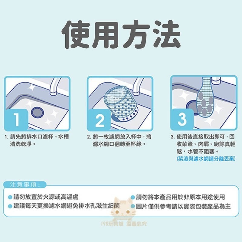 廚汙濾網 廚房水槽過濾網 150入 廚餘過濾網 髒污過濾網 流理台濾水網 🔥台灣現貨🔥 😽198玩具城 W181-細節圖3