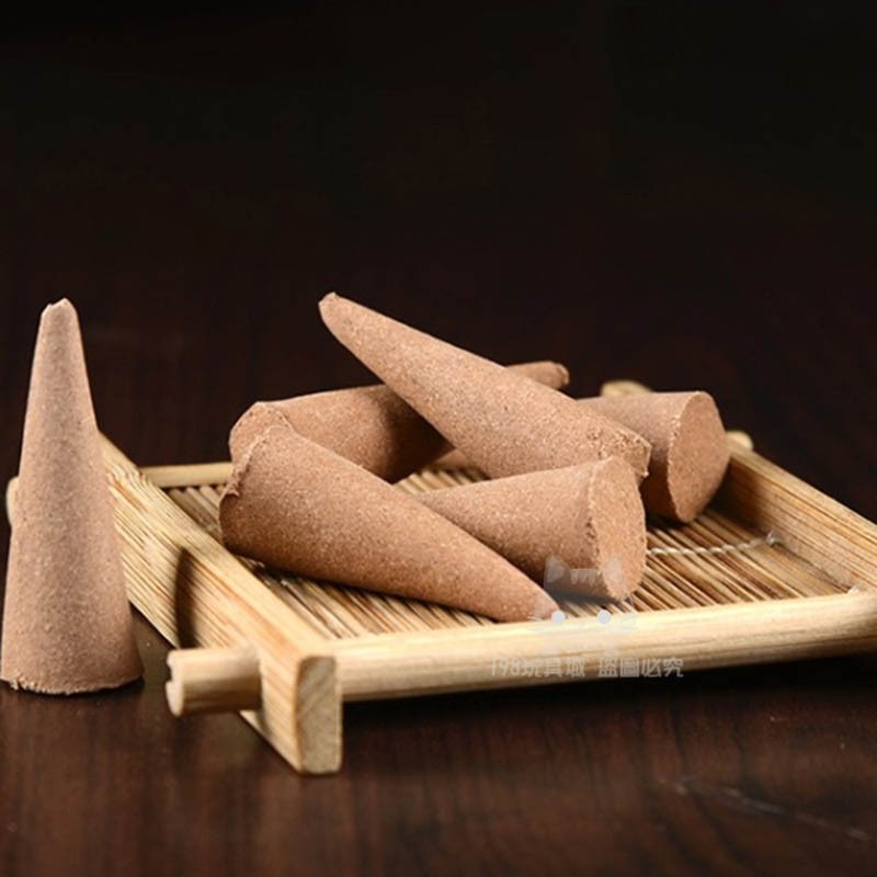 檀香 老山檀香 錐香 沉香 約105粒 香塔 香錐 塔香 八角盒裝 塔粒香錐香 🔥台灣現貨🔥 198玩具城 W235-細節圖6