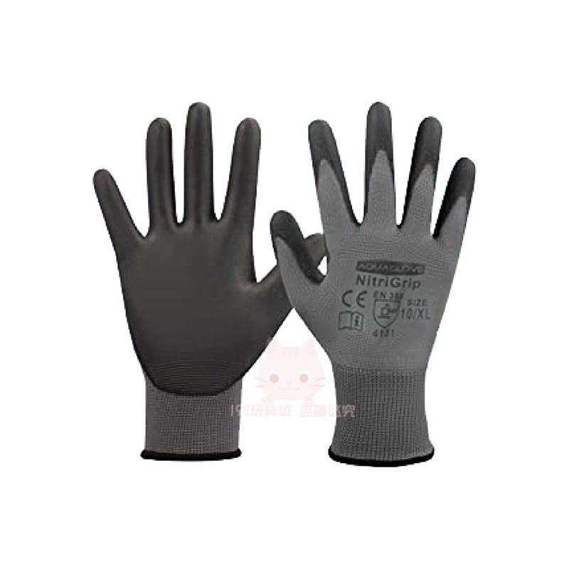 手套 防滑手套 工作手套 止滑手套 黑膠手套 工地手套 搬貨手套 NBR材質 🔥台灣現貨🔥 198玩具城 W1257-細節圖6