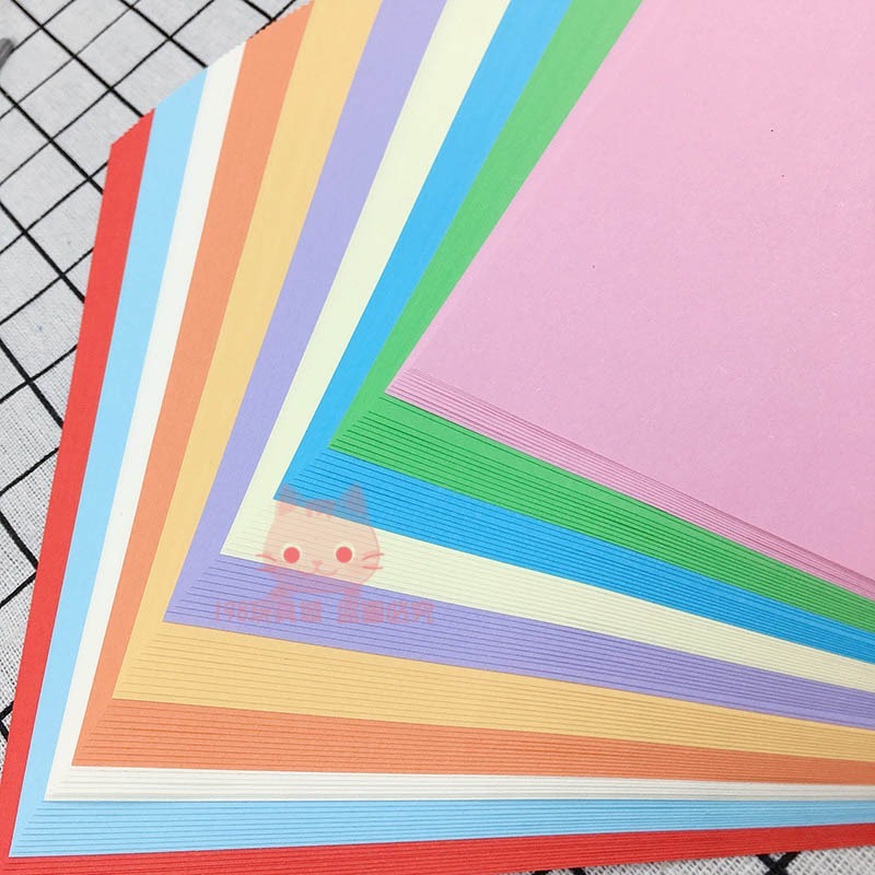 彩色紙 色紙 兒童色紙 兒童摺紙 紙鶴摺紙 勞作色紙 教學用色紙 單色色紙 🔥台灣現貨🔥 198玩具城 W1250-細節圖10