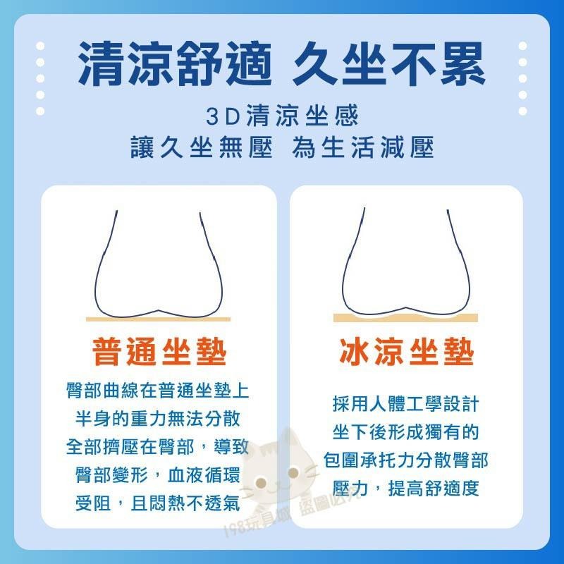 坐墊 冰涼坐墊 凝膠坐墊 冰枕坐墊 冰晶 水枕 冰墊 涼感坐墊 汽車坐墊 🔥台灣現貨🔥 😽198玩具城😽 W1515-細節圖6