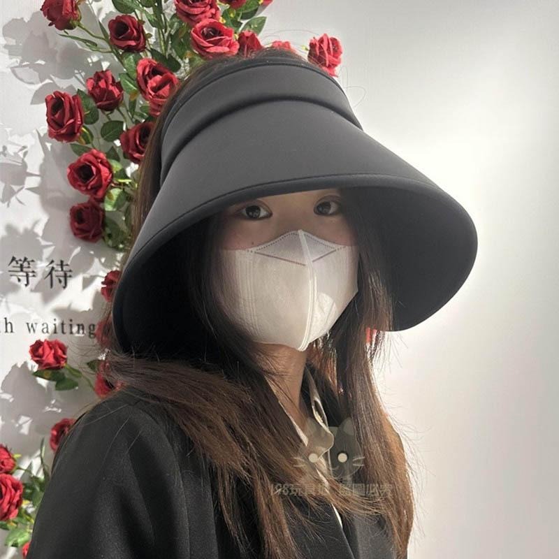 空頂帽 可折疊遮陽帽 大帽簷遮陽帽 防曬帽 空頂帽女 防曬帽女 遮陽帽 🔥台灣現貨🔥 😽198玩具城😽 W1495-細節圖8