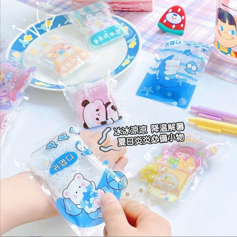 迷你冰袋 敲敲樂冰袋 迷你降溫冰袋 爆冰袋 急速冰袋 攜帶式冰包 可重複使用 🔥台灣現貨🔥 😽198玩具城😽 W1502-細節圖5