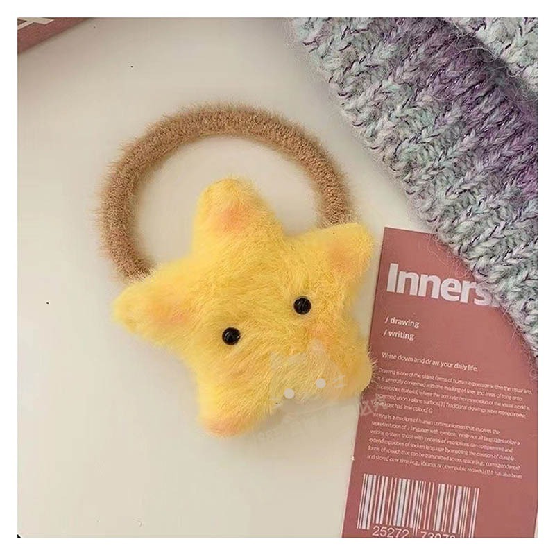 星星髮飾 髮圈 毛絨髮夾 鴨嘴夾 可愛毛絨髮夾 鯊魚夾 抓夾 🔥台灣現貨🔥 😽198玩具城😽 W1482-規格圖9