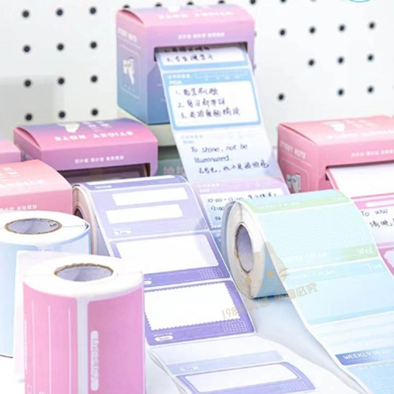 便利貼 抽拉便利貼 漸變便利貼 便條紙 便條貼 便簽 日計畫 週計畫 🔥台灣現貨🔥 😽198玩具城😽 W1488-細節圖6