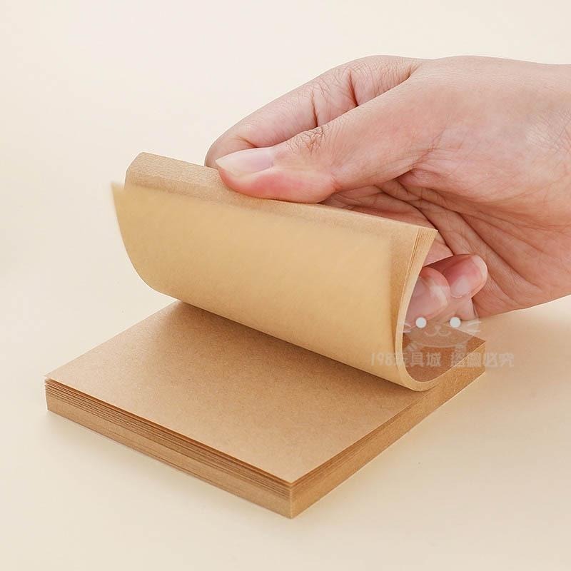 便利貼 N次貼 牛皮便利貼 簡約便利貼 牛皮紙 留言紙 辦公室文具 留言貼 🔥台灣現貨🔥 😽198玩具城😽 W1441-細節圖3