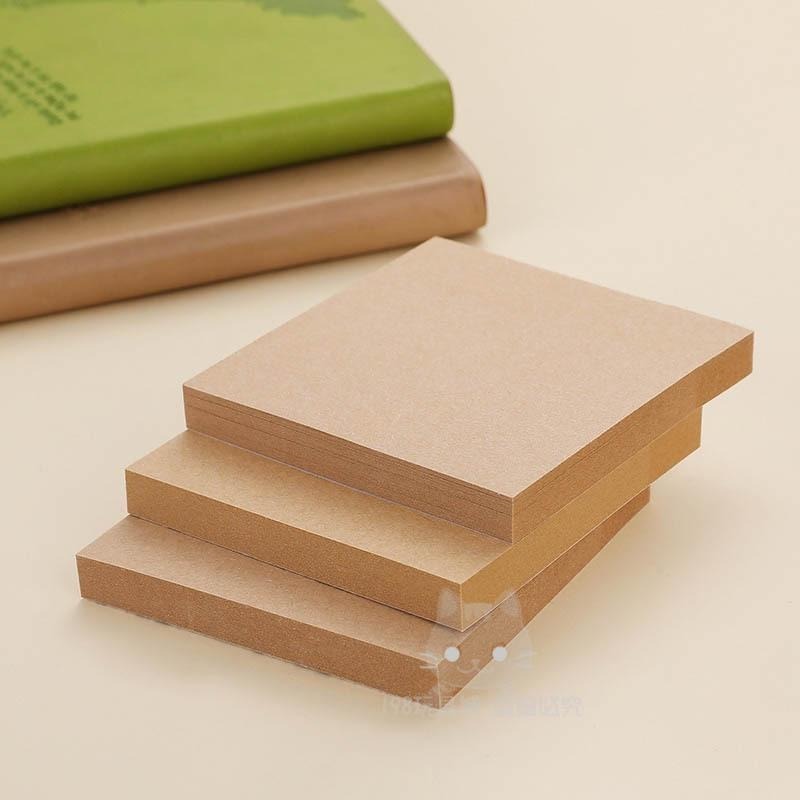 便利貼 N次貼 牛皮便利貼 簡約便利貼 牛皮紙 留言紙 辦公室文具 留言貼 🔥台灣現貨🔥 😽198玩具城😽 W1441-細節圖4