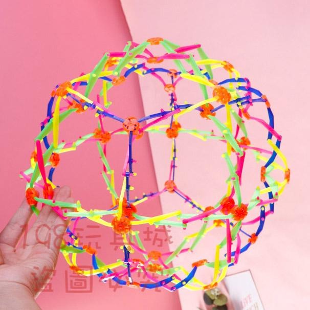 魔術球 伸縮魔術球 魔術伸縮球 變化球 拋接球 變形球 散花球 手抓開花球 🔥台灣現貨🔥 😽198玩具城😽 W1223-細節圖6