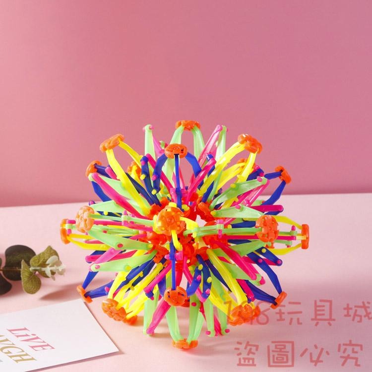 魔術球 伸縮魔術球 魔術伸縮球 變化球 拋接球 變形球 散花球 手抓開花球 🔥台灣現貨🔥 😽198玩具城😽 W1223-細節圖7